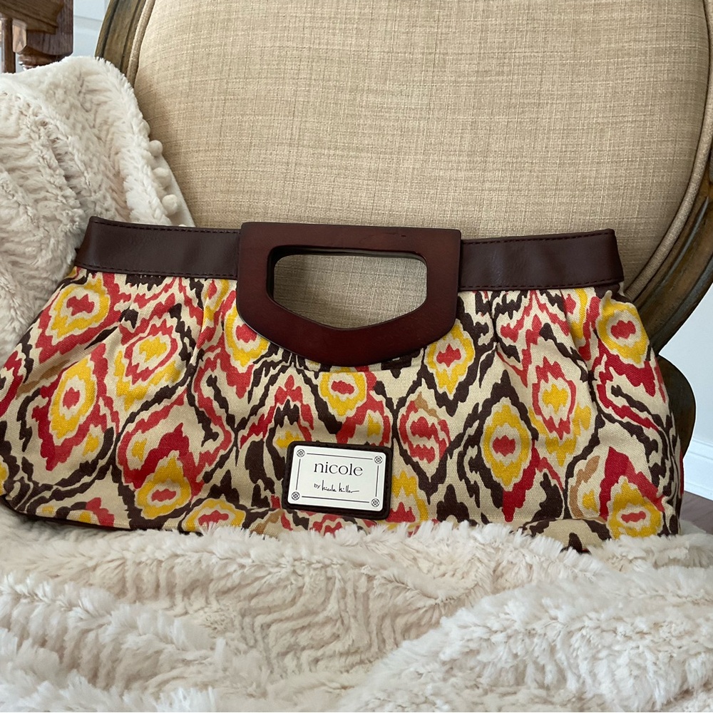 Nicole by Nicole Miller Multicolor Patterned Women's Bag